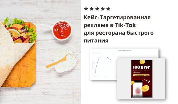 Таргетированная Реклама В Tik-Tok Для Ресторана Быстрого Питания