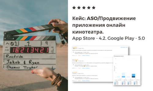 Продвижение мобильного приложения кинотеатра