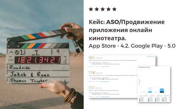 Продвижение мобильного приложения кинотеатра