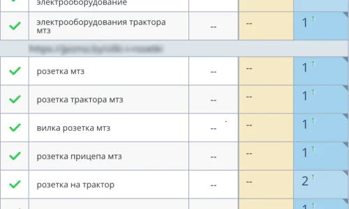 Позиции в Google